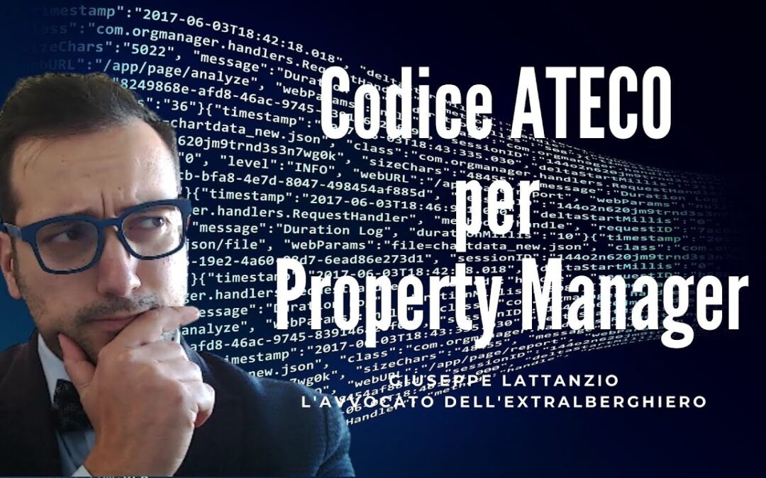L’unico Codice ATECO per il Property Manager
